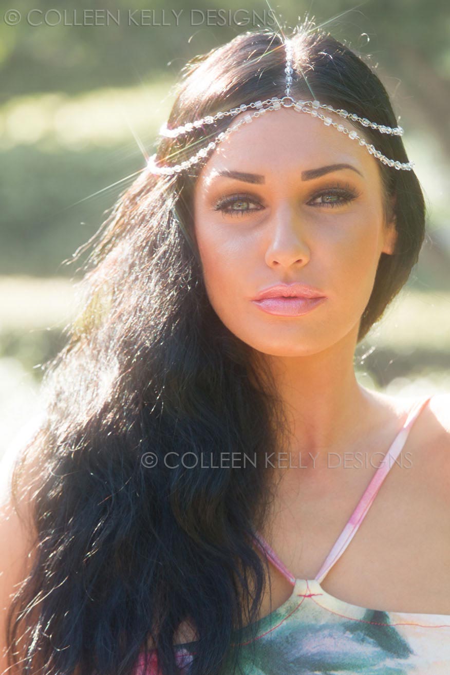 Colleen Kelly Designs Swimwear Style #2029 Image of Crystal Head Piece