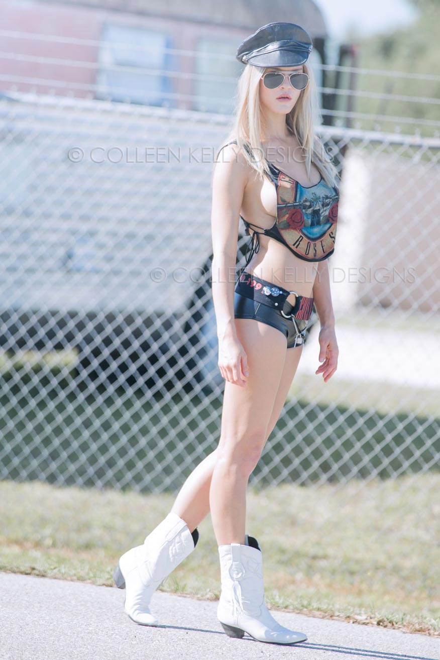 Colleen Kelly Designs Swimwear Style #202 Image of Guns 'N Roses - 