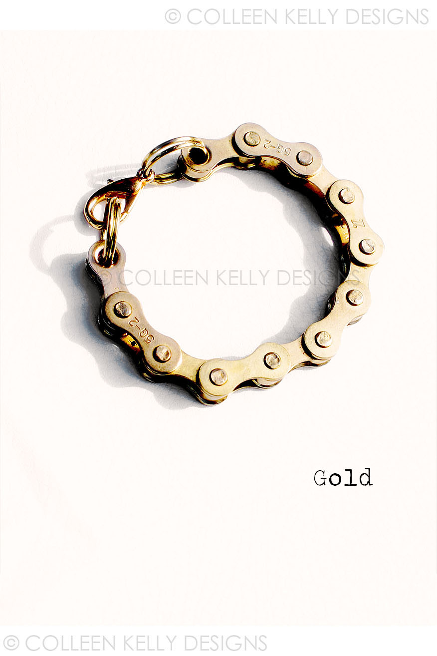 Colleen Kelly Designs Swimwear Style #2452 Image of Biker Jewelry - Bike Chain Bracelet
