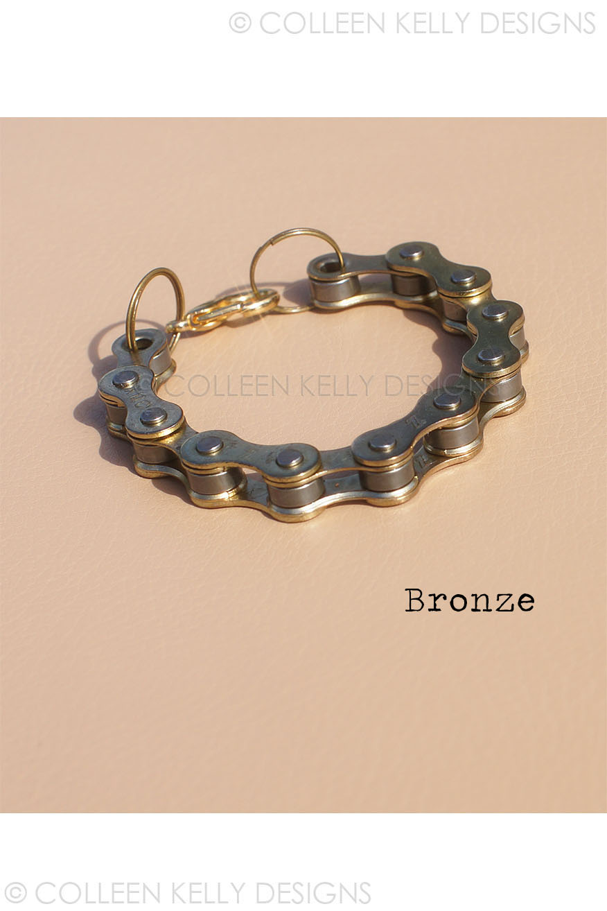 Colleen Kelly Designs Swimwear Style #2452 Image of Biker Jewelry - Bike Chain Bracelet