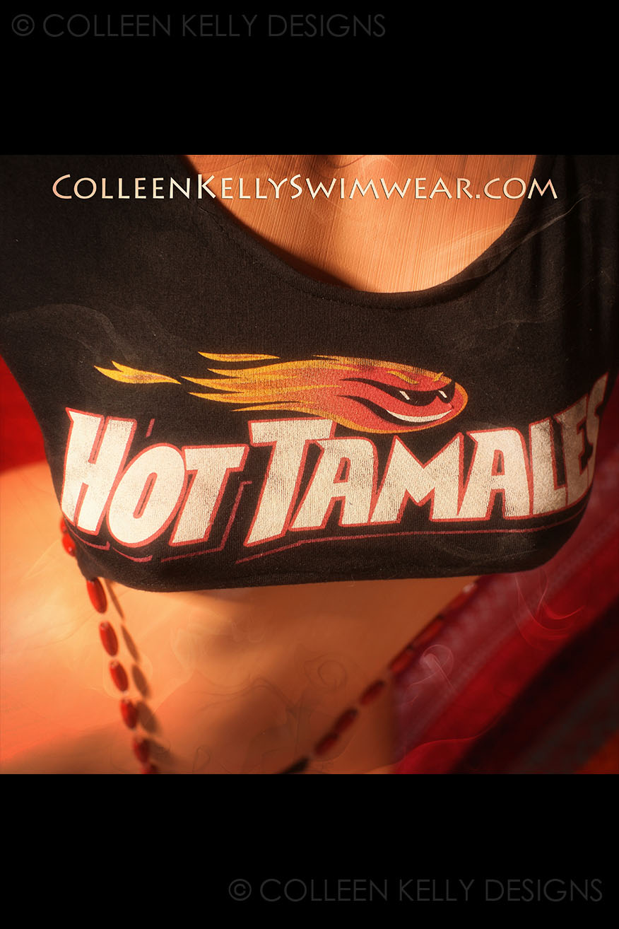Colleen Kelly Designs Swimwear Style #247 Image of Hot Tamales Fireball