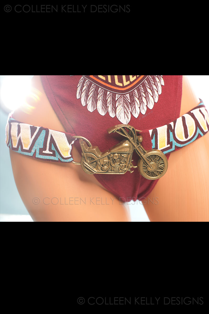 Colleen Kelly Designs Swimwear Style #252 Image of Maroon Up-Wing Eagle