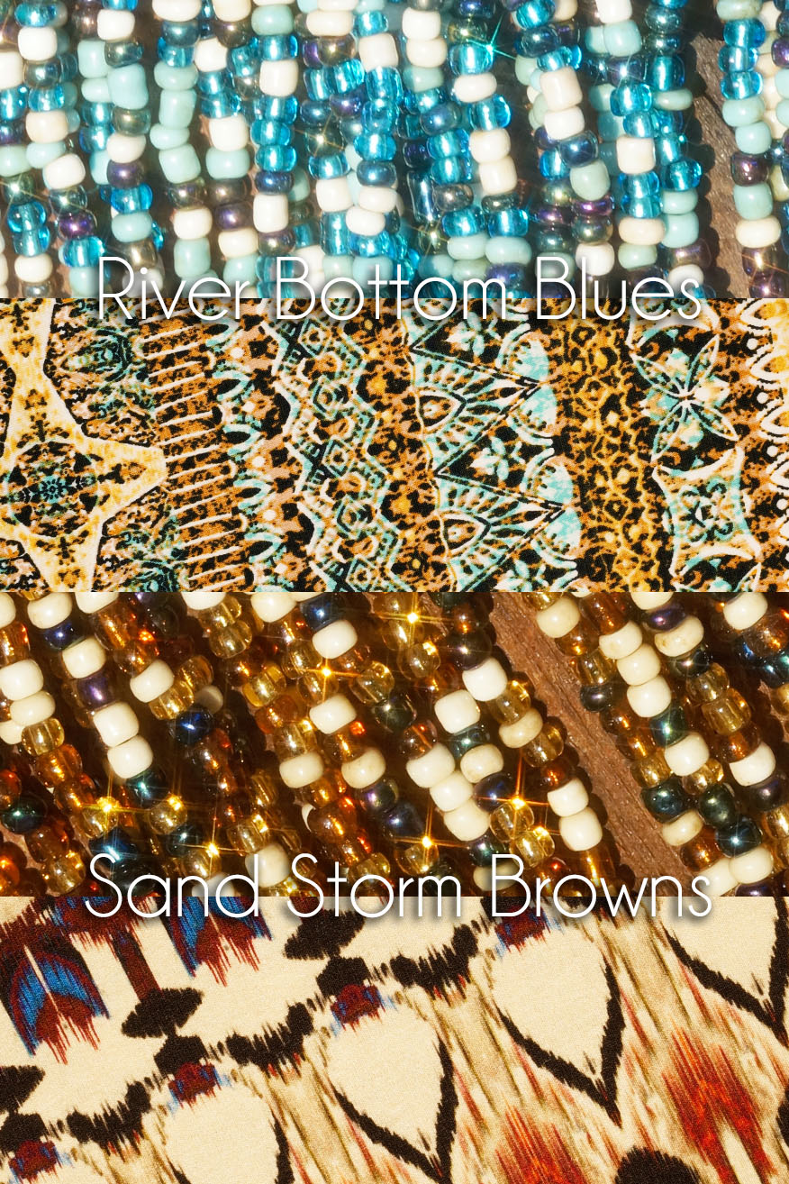 Colleen Kelly Designs Swimwear Style #2826 Image of Nomad Beads Sling