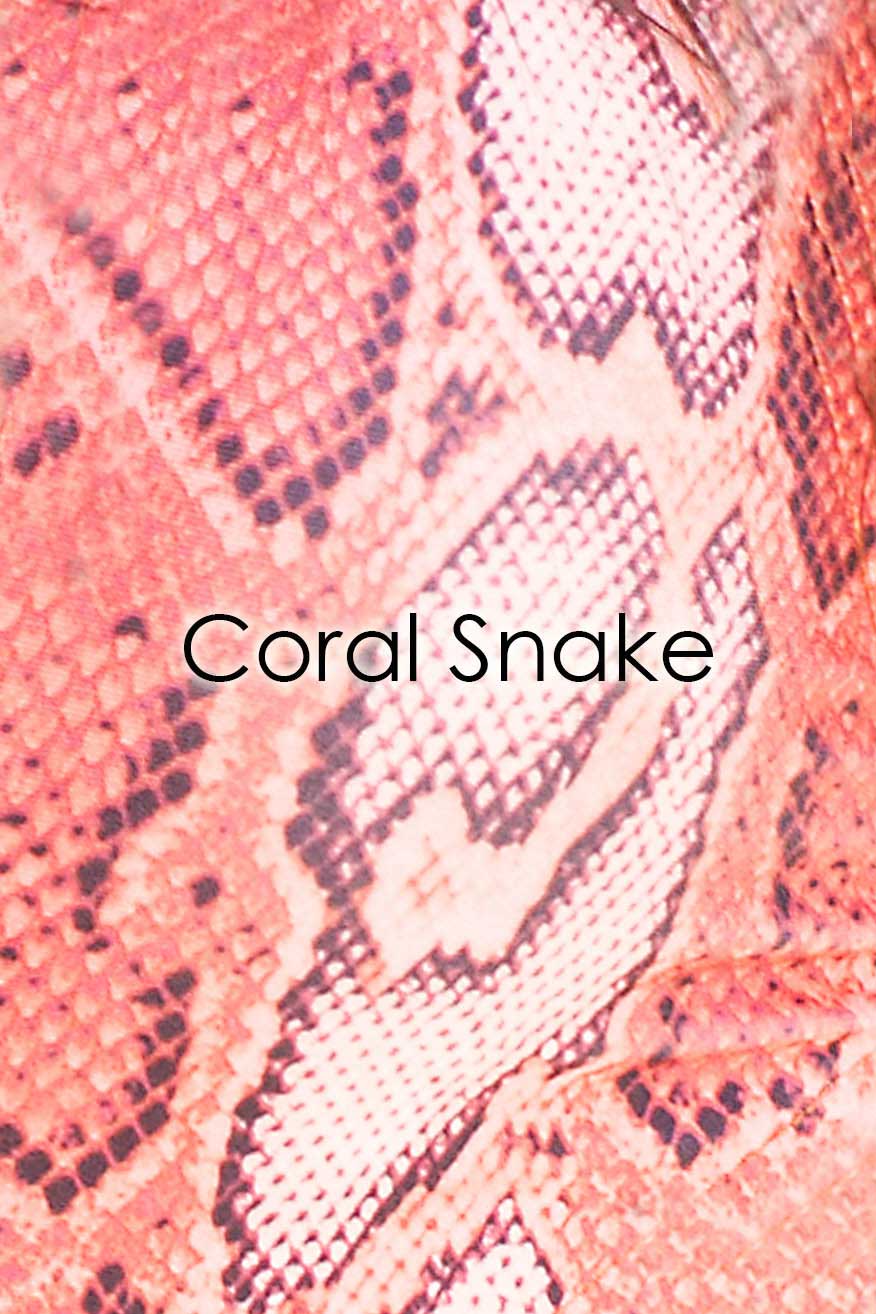Colleen Kelly Designs Swimwear Style #2102 Image of Snake Beads Plunge Monokini