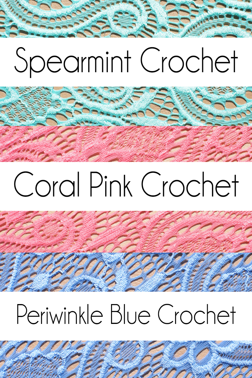 Colleen Kelly Designs Swimwear Style #2405 Image of Crochet Lace Halter Tank