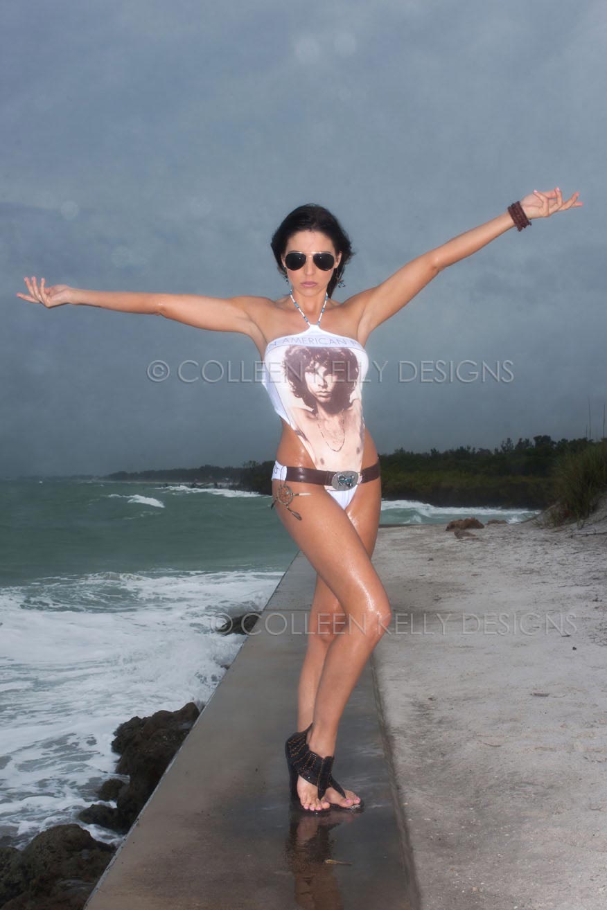 Colleen Kelly Designs Swimwear Style #201 Image of Jim Morrison - 