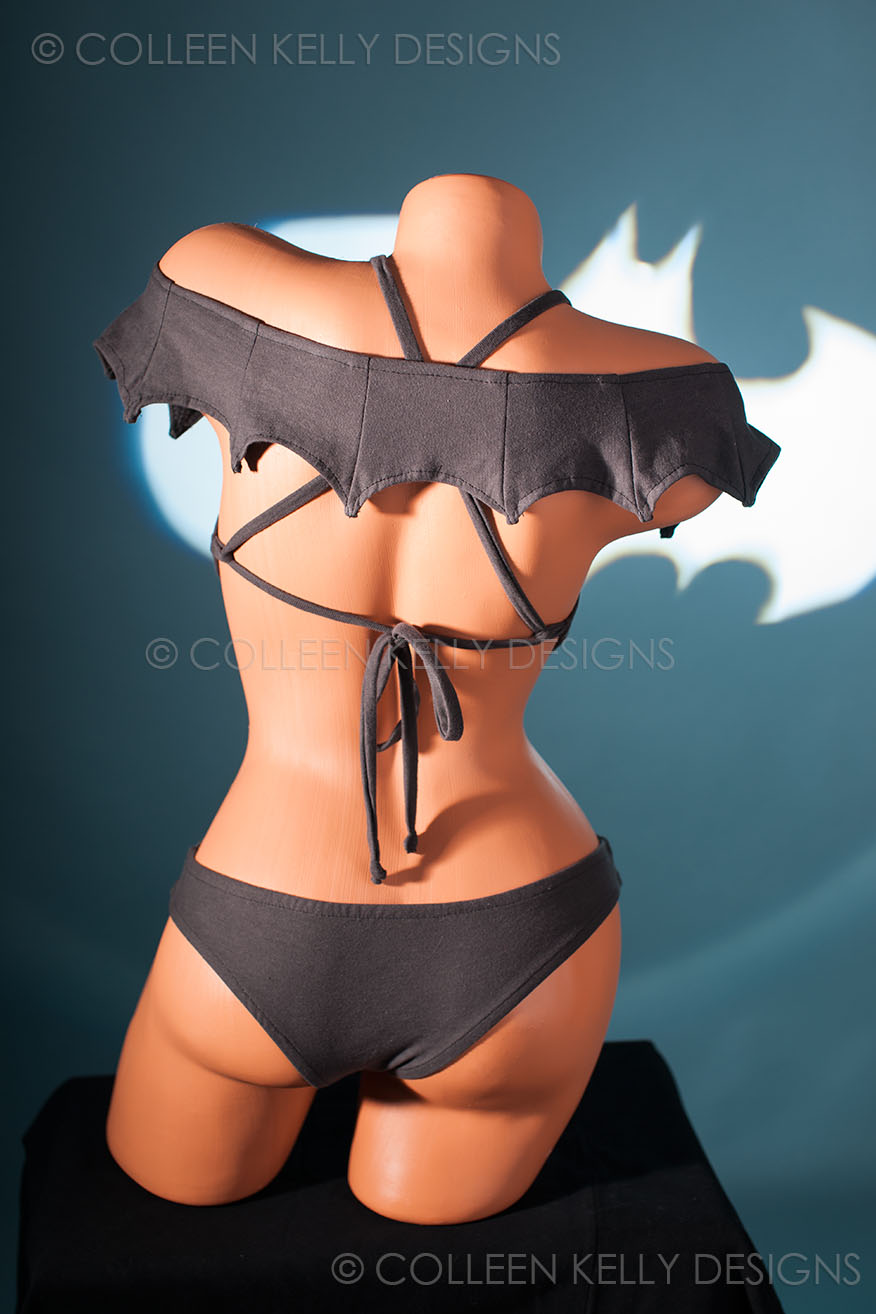 Colleen Kelly Designs Swimwear Style #236 Image of Vintage Batman Monokini