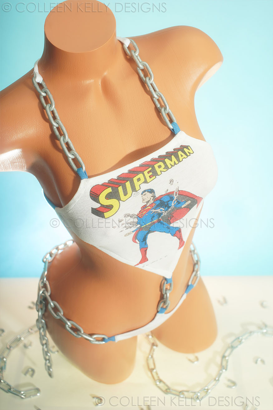 Colleen Kelly Designs Swimwear Style #262 Image of '75 Superman Unchained