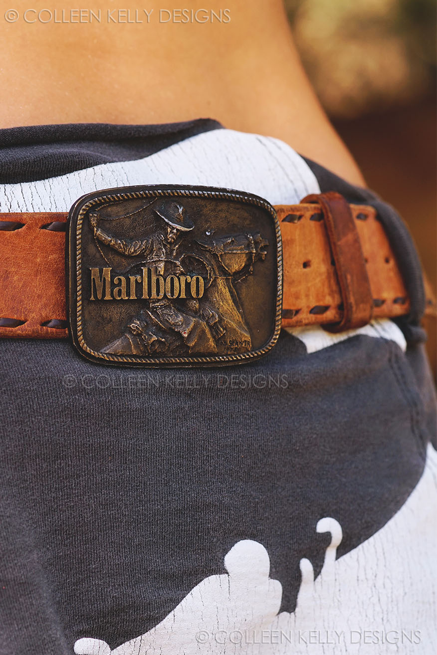 Colleen Kelly Designs Swimwear Style #7019 Image of Marlboro Man T-Skirt